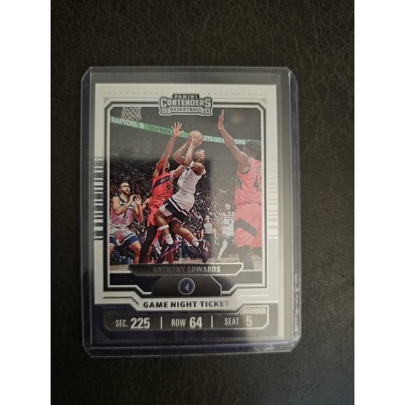 Anthony Edwards 2023-24 Panini Contenders #7 - Game Night - Timberwolves - Picture 1 of 3